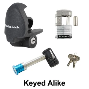 Master Lock - 3 Trailer Locks Keyed Alike 3KA-379-37 - Picture 1 of 5