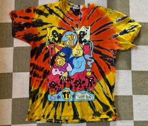 Twin Peaks Tie Dye Shirt Retro Rare Classic David Lynch Unique Size L - Bild 1 von 4