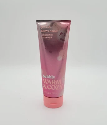 Loção Corporal Borbulhante Rosa Quente e Aconchegante Victoria's Secret com Óleos Essenciais 8 oz - Imagem 1 de 3