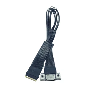 To M.2 Mkey Oculink Desktop to PC Cable Plated M.2 Cable Extension SFF8611 NVME - Picture 1 of 13