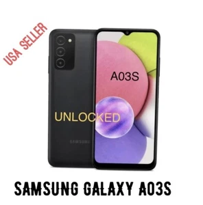 NEW Samsung Galaxy A03S- 32GB - Black (FACTORY UNLOCKED) GSM - Picture 1 of 4