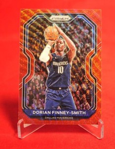 Dorian Finney-Smith Red Wave Prizm 2020 Basketball Card #63