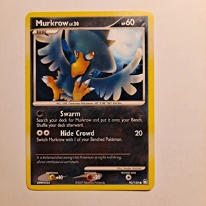 Murkrow Pokemon Card Lv 20 Hp 60 2007 90/123 - Picture 1 of 2