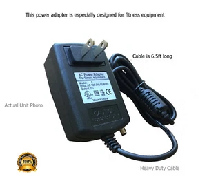 AC Power Adapter for Spirit Fitness Esprit EL455 Elliptical Year 2010 (455009) - Picture 1 of 5