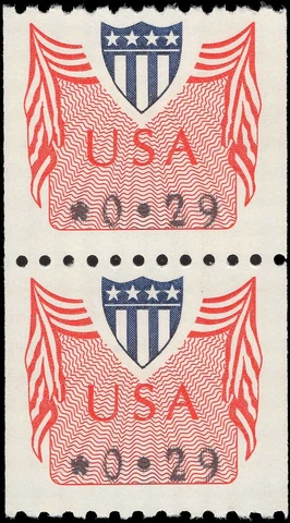 Scott # CVP31 - Computer Vended Postage - Pair - MNH - 1992 Cover