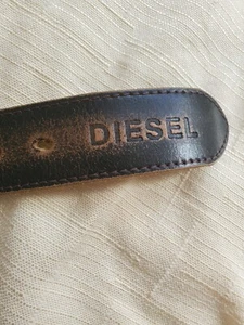 Diesel Mens Vintage Belt brown leather - Picture 1 of 13