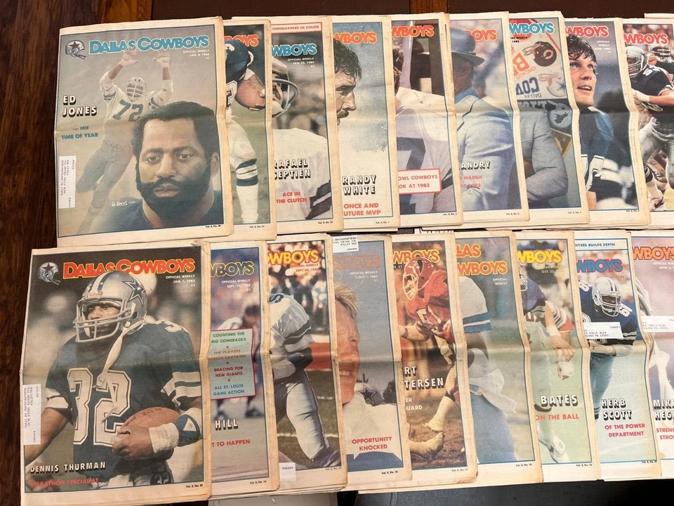 DALLAS COWBOYS WEEKLY NEWSPAPER - SOLD BY THE ISSUE - BUY MORE SAVE MORE - Image 1 of 4