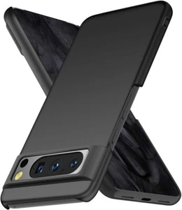 Funda trasera rígida ultra delgada para Google Pixel 9 Pro - negra mate 6,3" - Imagen 1 de 1