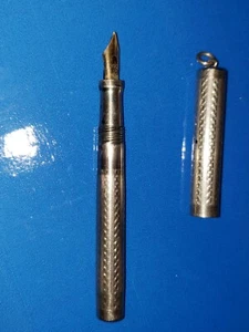 Conklin 2 Toledo Feder Ring Top Füllfederhalter Antik Vintage 4"L - Bild 1 von 12