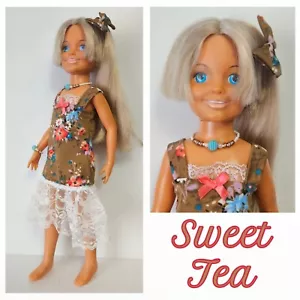 CRISSY DOLL CLOTHES Sweet Dress, Hair Bow and Jewelry Set HM Fashion NO DOLL d4e - Picture 1 of 8