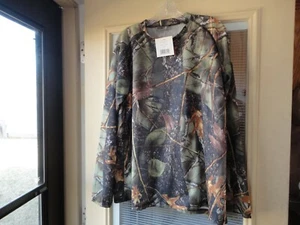 Hunting tee shirt ls unisex med Burly WFS Camo Gear OS with tags - Picture 1 of 6