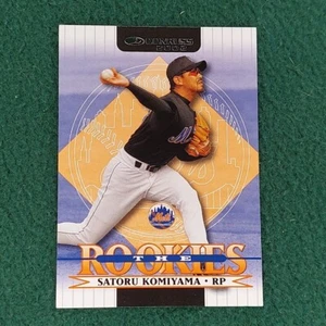 Satoru Komiyama New York Mets 2002 Donruss The Rookies ROOKIE card #18 - Picture 1 of 2