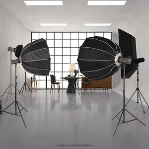 120cm/47in Quick Release Parabolic Softbox Foldable Softbox With Bowen Mount Hon - Picture 1 of 9