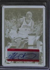 2003-04 Topps Chrome Rookie Autograph Cyan Printing Plate #160 Theron Smith