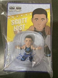 Pro Wrestling Loot Scott Lost Signed Pint Size All Stars Figure with COA WWE AEW - Picture 1 of 4