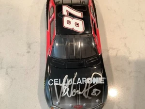 JOE NEMECHEK AUTOGRAPHED 2000 CHEVY MONTE CARLO CELLULAR ONE BANK DIECAST & CARD - Picture 1 of 16