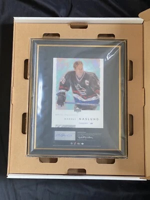 Маркус Наслунд 2002-03 Upper Deck художественные впечатления автограф в рамке 17 дюймов x 14 - Изображение 1 из 4