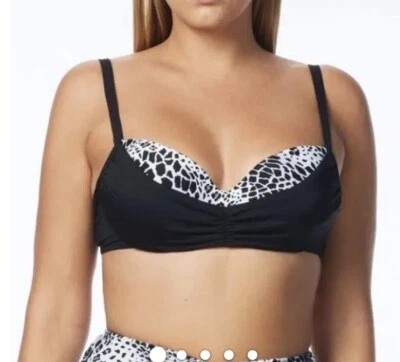 Top de natación de bikini con aros Coco Reef Diva Power para mujer 36/38C U76127 Foto 1 de 4