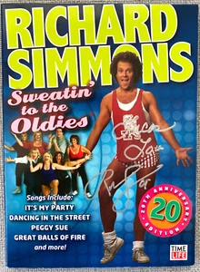 Richard Simmons Signed In Person (x2) Sweatin To The Oldies DVD - Picture 1 of 2