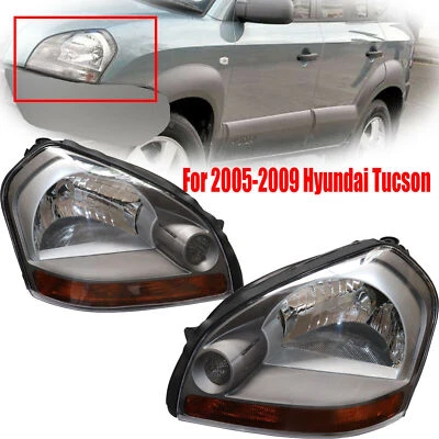Par de faros para Hyundai Tucson 2005 2006-2008 2009 Foto 1 de 4