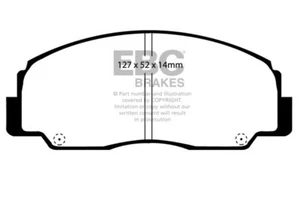 Almohadillas delanteras EBC Ultimax para Daihatsu Fourtrak/Rugger 2,8 TD F70 F75 F77 89 > 93 - Imagen 1 de 1