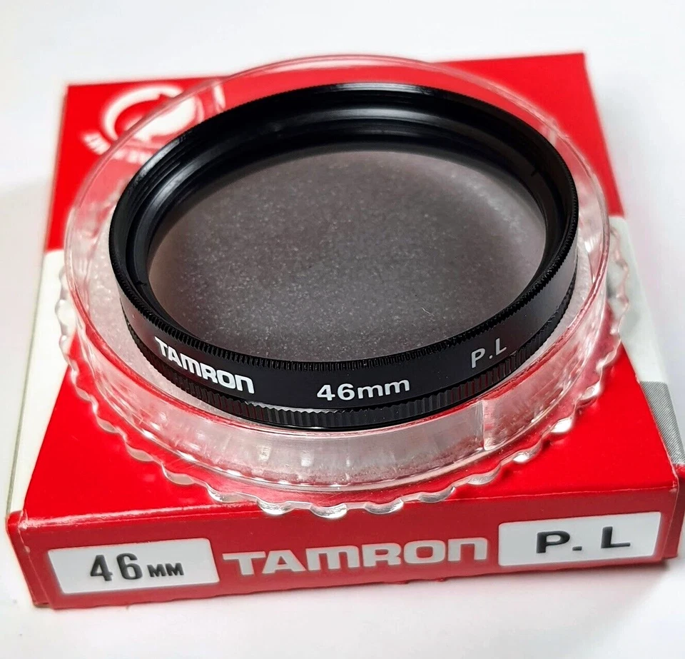 Genuine 46mm Tamron PL Polarizer Polarizing Lens Filter 46 mm 46PL Japan E46 - Image 1 of 4