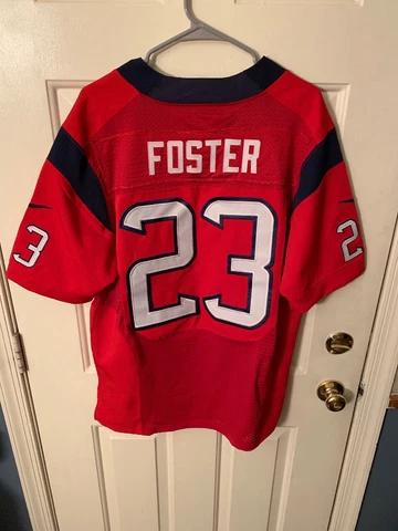 HOUSTON TEXANS ARIAN FOSTER 23 Stitched JERSEY size 44 Large RED Cover