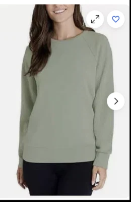 Combo Pullover Eddie Bauer Para Mujer Cómodo 1 SOLO Suéter (VERDE SALVIA, XL) NUEVO SIN ETIQUETAS Foto 1 de 2