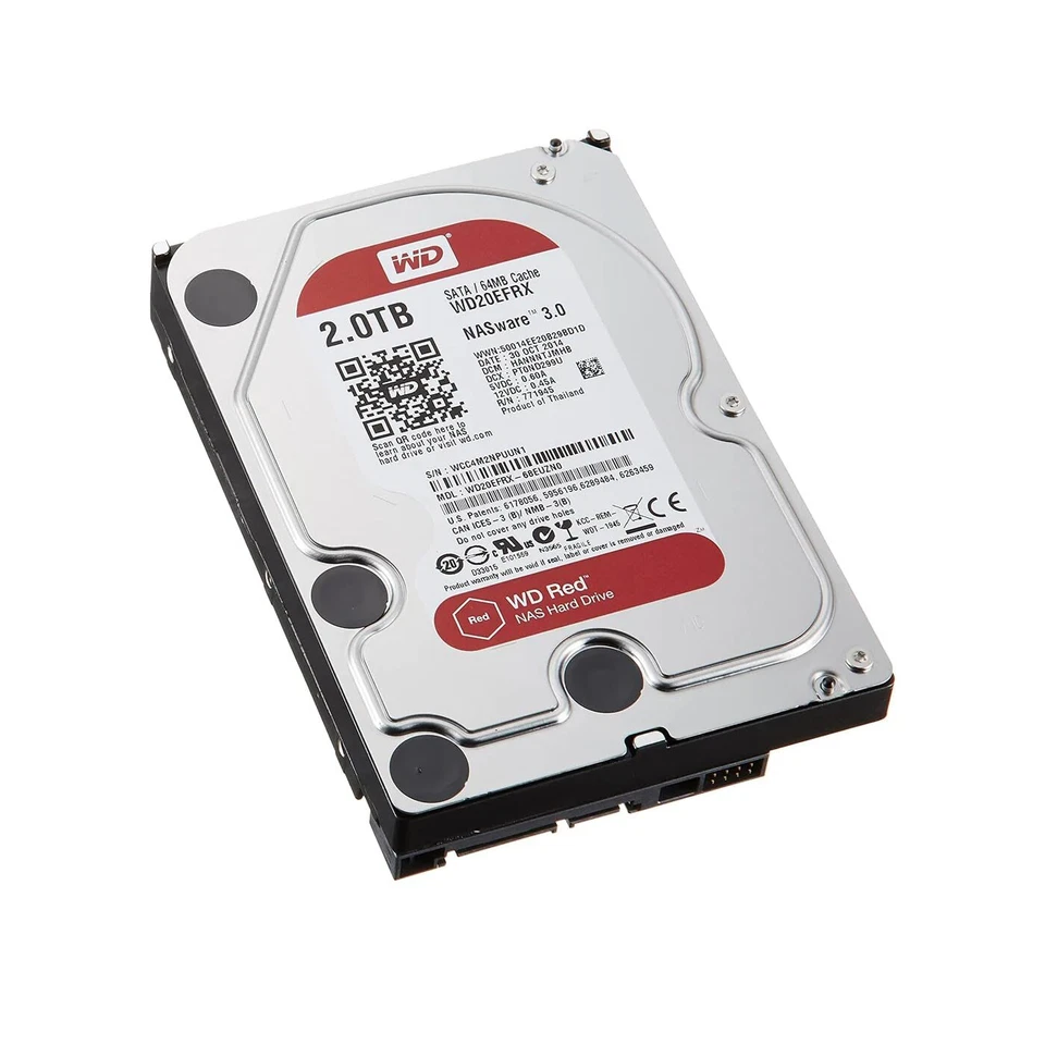 Western Digital WD20EFRX 2TB 3.5-inch SATA 6Gb/s 64MB Cache Hard Drive - Image 1 of 1