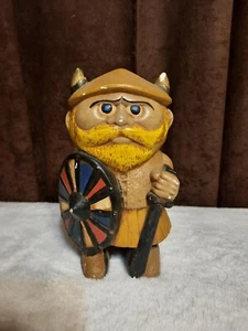 Vintage WIKINGER Nordmann skandinavisch süße Figur Statue - Bild 1 von 8