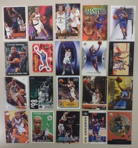 ¡Lote de 20 cartas de diferentes STEPHON MARBURY con NOVATO! ¡Redes de la NBA imprescindibles para coleccionistas!! - Imagen 1 de 3