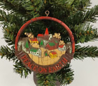 Hallmark 1975 Keepsake Nostalgic Christmas Ornament  Peace on Earth Village Snow