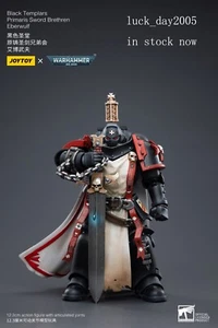 JOYTOY Warhammer 40k Black Templars Primaris Sword Brethren Eberwulf 1/18 Figure