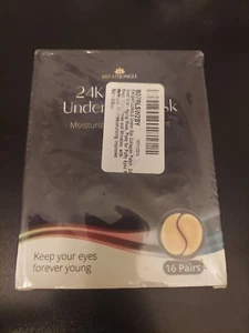 Bright Jungle 24k Golden Under Eye Mask - 16 Pairs - Picture 1 of 4