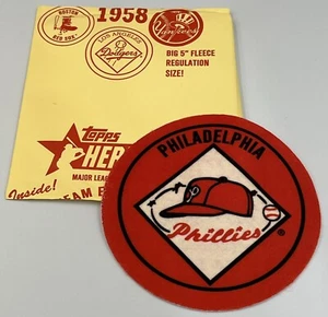 2007 Topps Heritage 1958 Philadelphia Phillies Team Felt Emblem - Picture 1 of 5