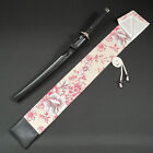 Schwerttasche Poeny Muster japanisches Samurai Schwert Wakizashi Katana Etui 70~150 cm