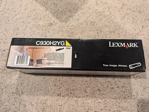 Cartucho de tóner genuino Lexmark C930H2YG alto rendimiento amarillo C935 C935DN C935DTN C - Imagen 1 de 6