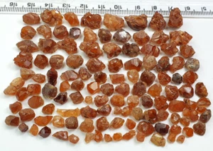 245 Carats Beautiful Natural Color Hessonite Garnet Crystals Shape Good Quality - Picture 1 of 5