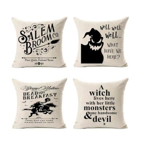 Halloween Decor Pillow Covers 18x18 Set of 8 - Picture 1 of 16