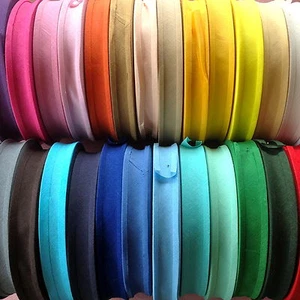 5M BEST QUALITY COTTON BIAS BINDING-25 MM/1" WIDE. CHOOSE FROM 32 COLOURS *** - Picture 1 of 30