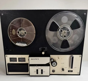 Vintage Sony Model TC-350 Reel to Reel Tape Recorder - Tested and Kinda Working - Picture 1 of 24