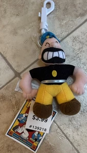 Brutus Popeye Plüsch 4,5 Zoll Schlüsselanhänger Puppe Vintage-1999 Neu mit Etikett Neu - Bild 1 von 10
