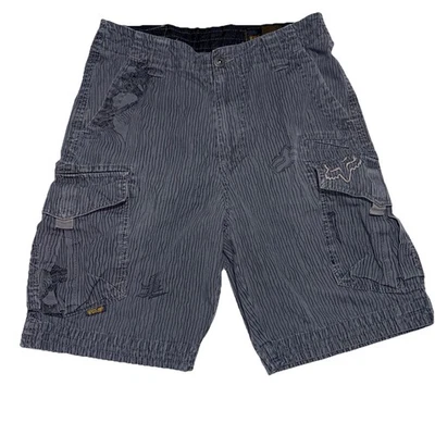 ✨Vintage Y2K Fox Racing Pantalones Cortos Moto Carga Exterior Informales Gris Para Hombre Talla 30 Foto 1 de 4