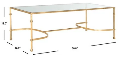 Safavieh LUCILLE COFFEE TABLE, Reduced Price 2172761239 FOX2549A - Image 1 of 4