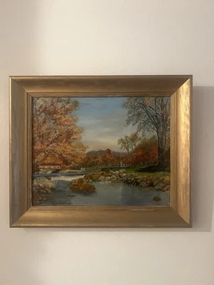 Robert Wood California Artist Vintage Oil painting - Image 1 of 4