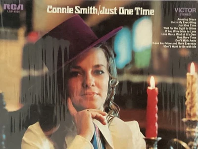 Connie Smith JUST ONE TIME 1971 vinyl LP RCA  LSP-4534 EX/EX IN SHRINK TESTED - Image 1 of 4
