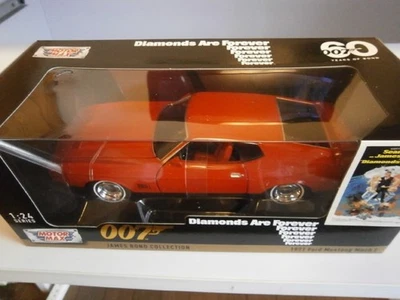 James Bond 007 1971 Ford Mustang Mach 1 1/24 Diecast Motormax Diamonds Forever - Image 1 of 4