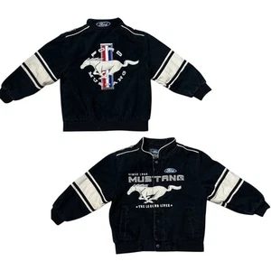 Ford Mustang Jacket Embroidered by JH Design Jeff Hamilton Kids Youth Small (6) - Picture 1 of 11