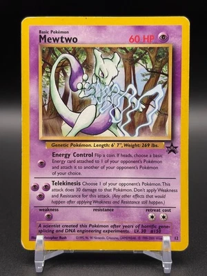 Mewtwo Christopher Rush WOTC Black Star Promo 12 HP - Image 1 of 2