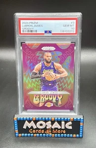 2024 PANINI PRIZM GROOVY #3 LEBRON JAMES CASE HIT SSP PSA 10 GEM MT LAKERS - Bild 1 von 2